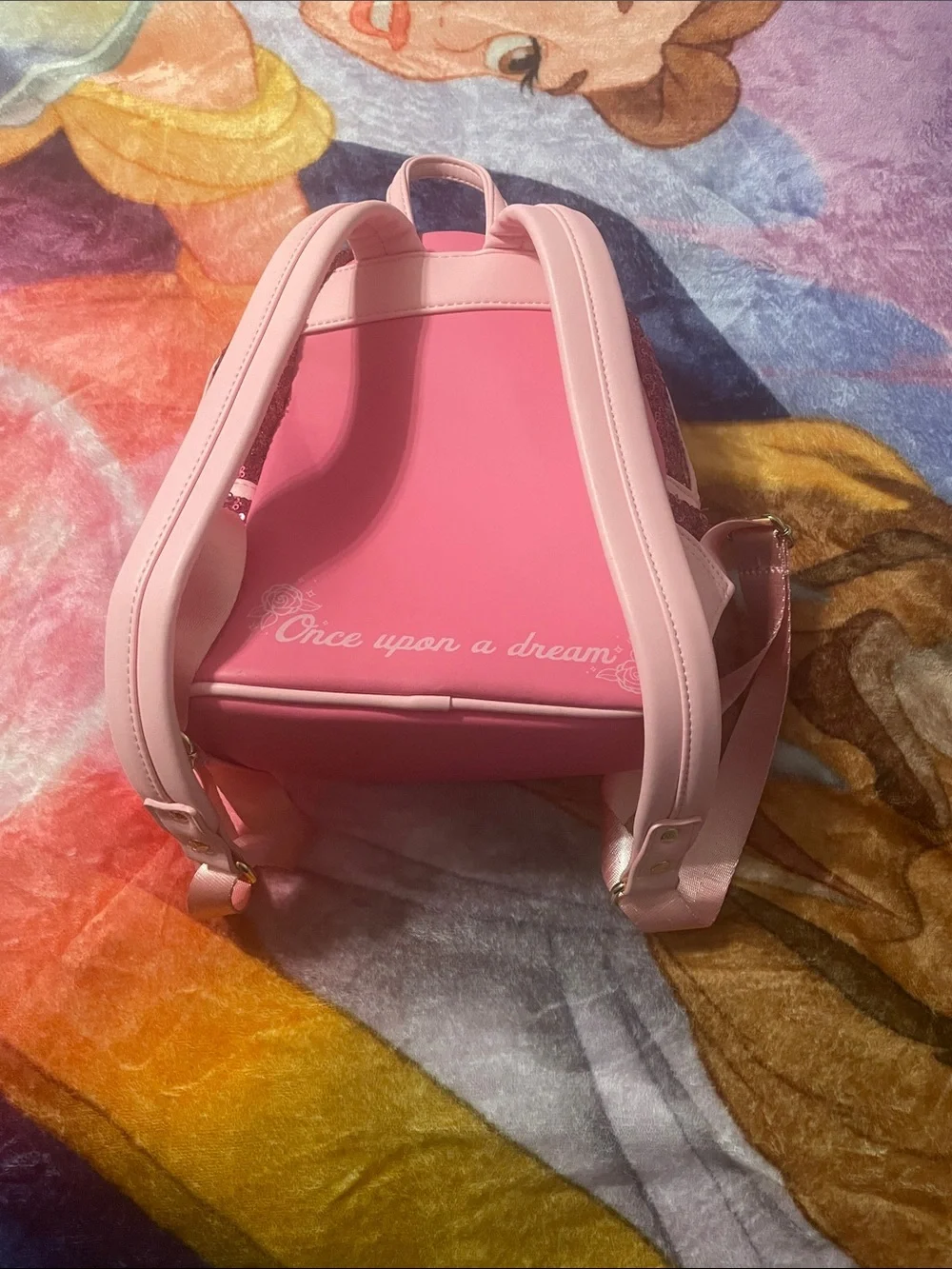 Loungefly shiny pink