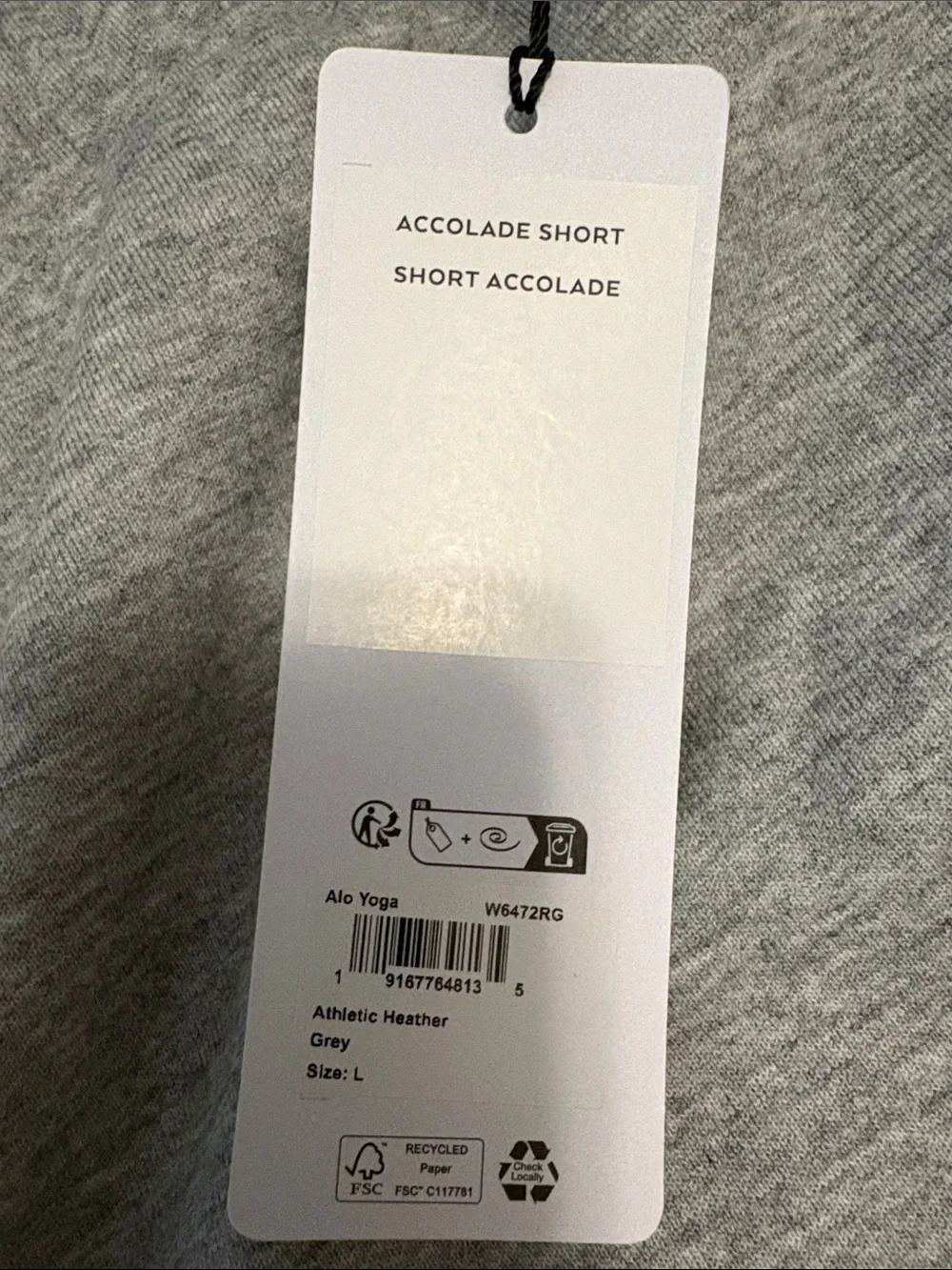 ALO Yoga soft grey