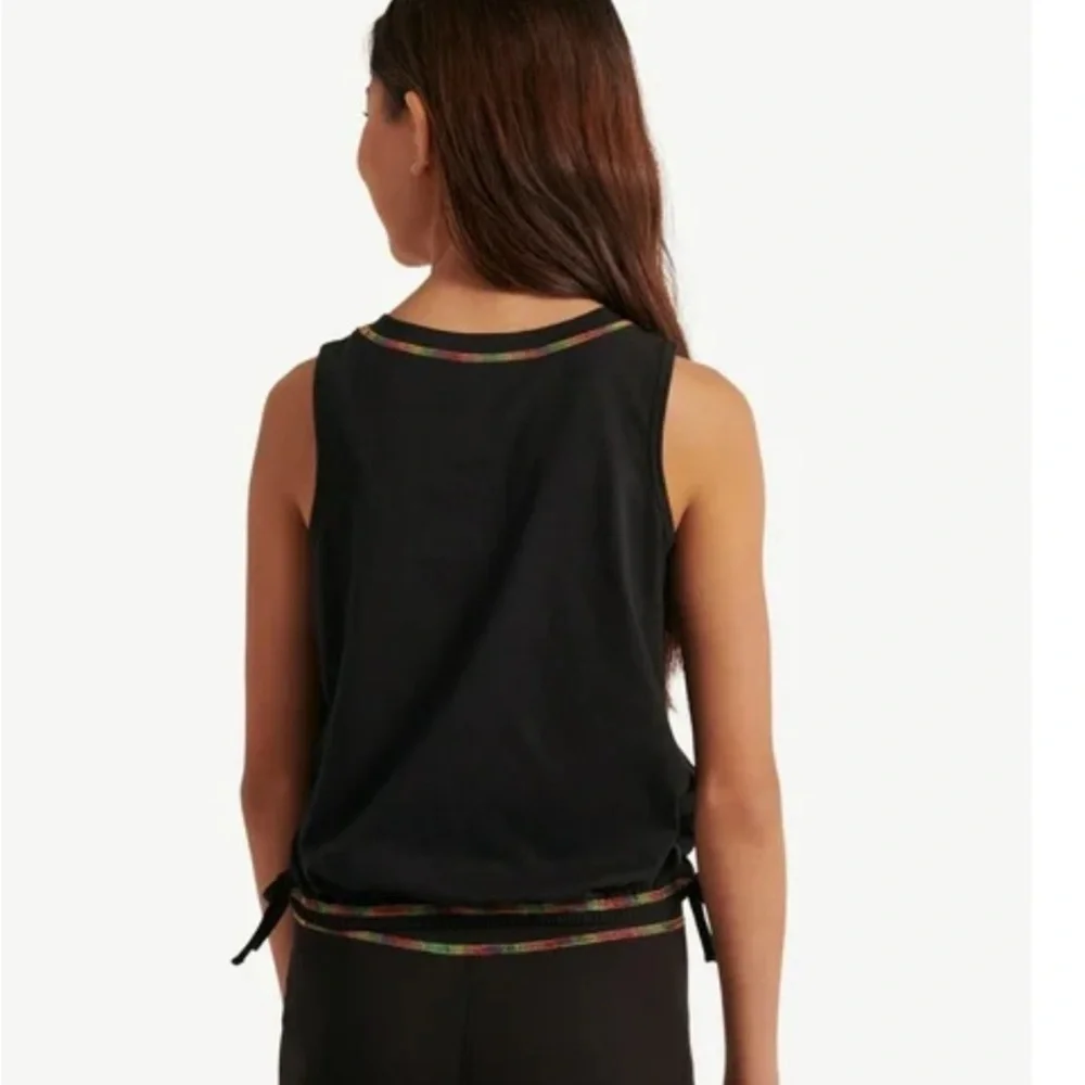 Justice black tank