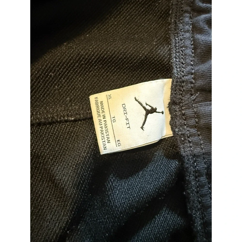 Jordan Dri-FIT Men's Black Jogger Pants XL Elastic Waist Pockets Tapered