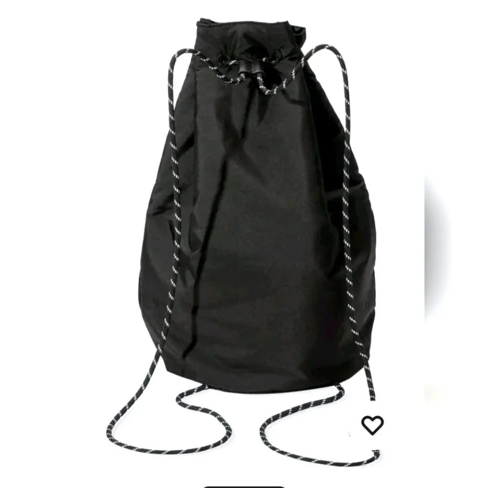 PINK Victoria's Secret Black Backpack Sleek Minimalist Design