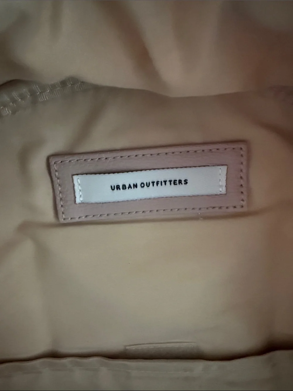 Urban Outfitters NWOT Vegan Pebbled Leather Backpack in Blush/Pale Pink