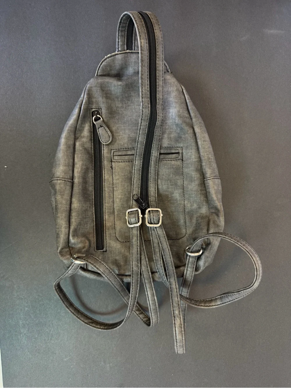 MultiSac Women's Gray Jamie Convertible Backpack/Sling Handbag One Size