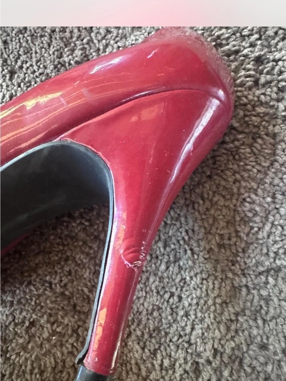 Jessica Simpson sophisticated burgundy