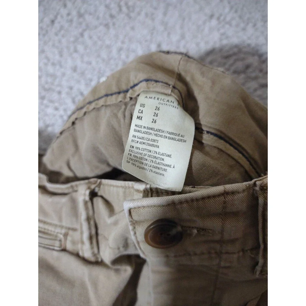 American Eagle Next Level Flex Tan Men’s Shorts Sz 26