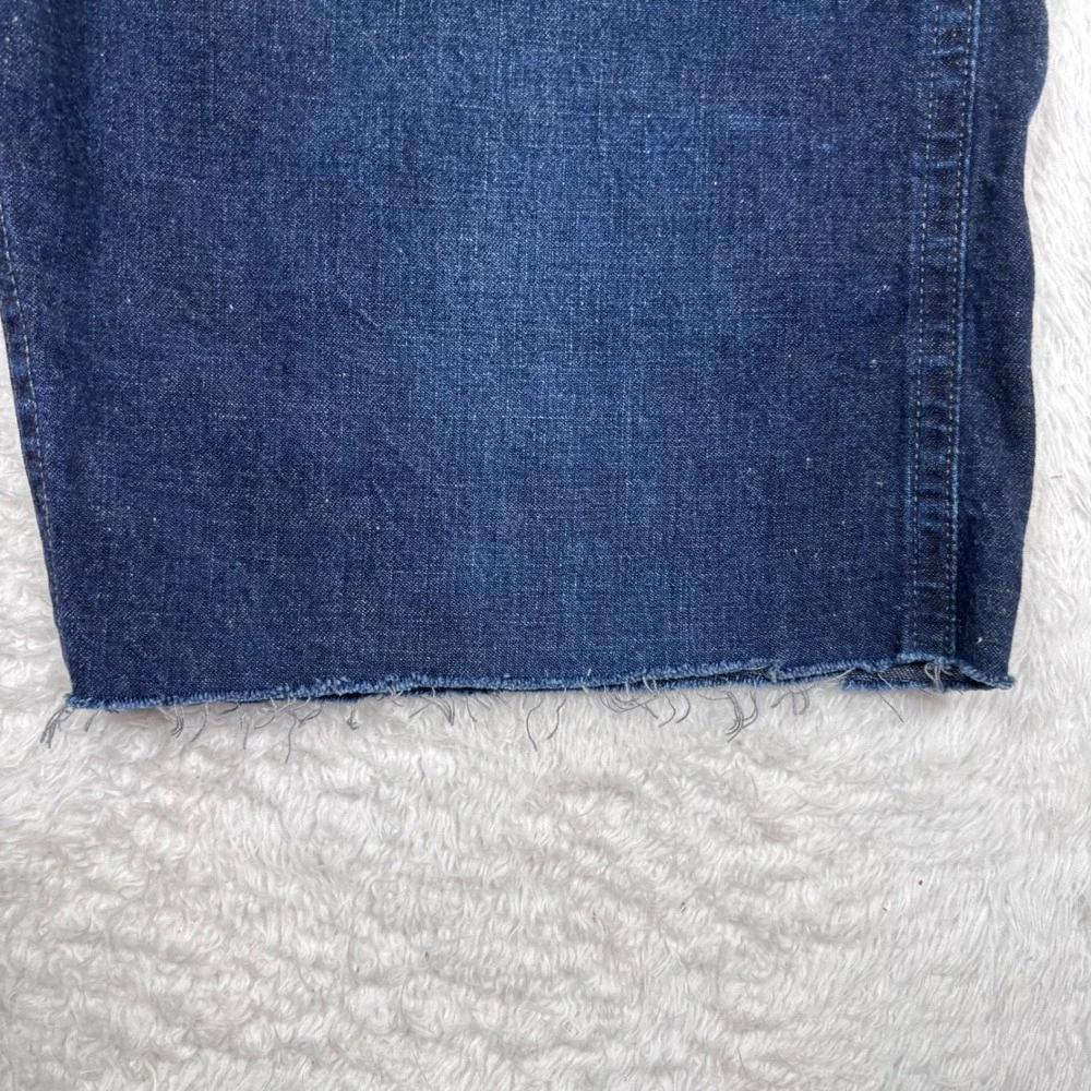 Wallace & Barnes Shorts Men 32 Button Fly Japan Indigo Selvedge Denim Cutoff USA