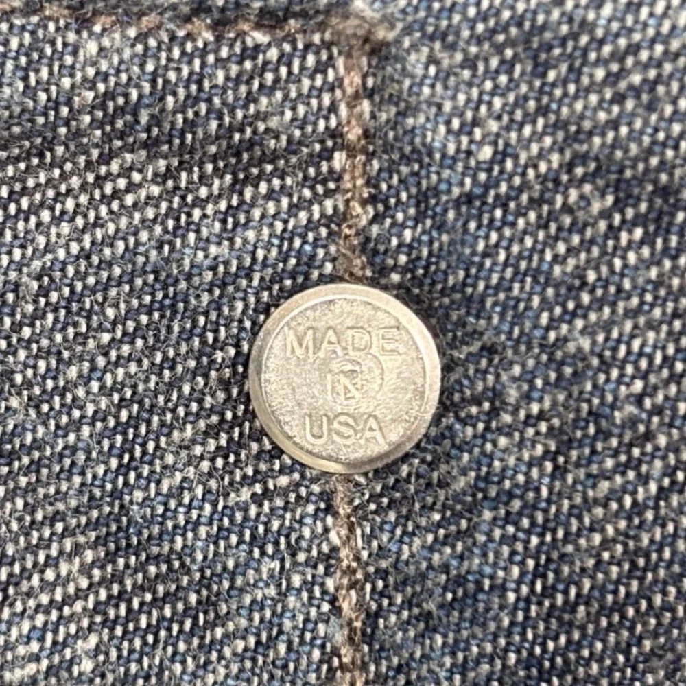 Wallace & Barnes Shorts Men 32 Button Fly Japan Indigo Selvedge Denim Cutoff USA