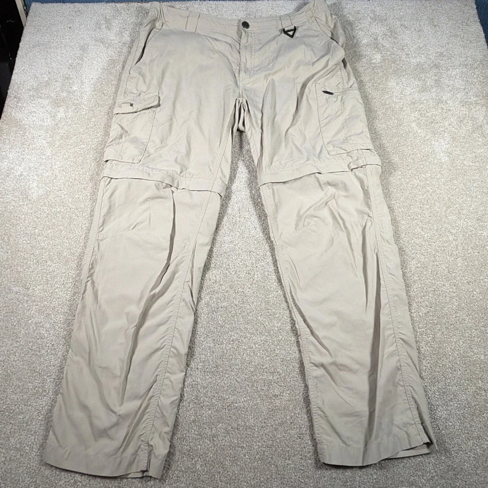 Columbia PFG Mens Omni Shade Convertible Fishing‎ Pants 38 X 32 (FITS 37 X 31)