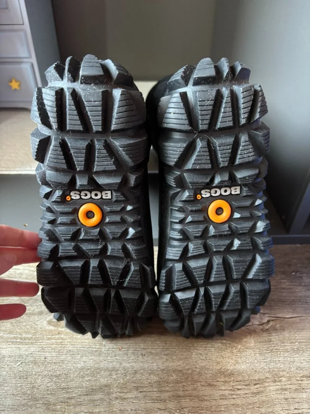 Bogs literally worn