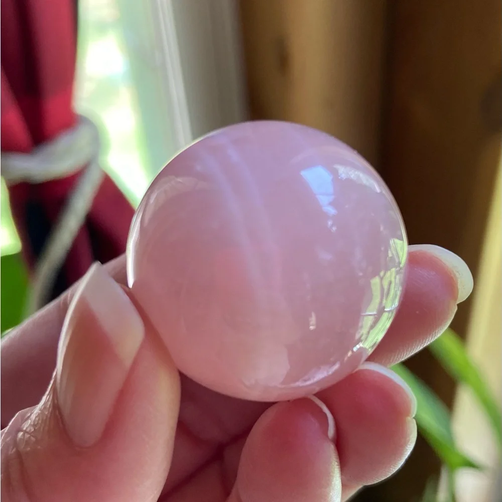 crystals rose quartz