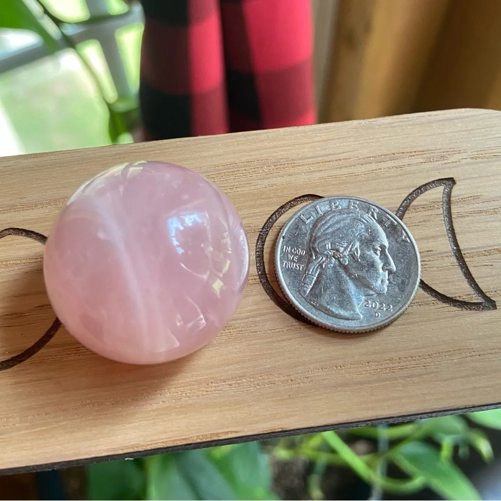 crystals rose quartz