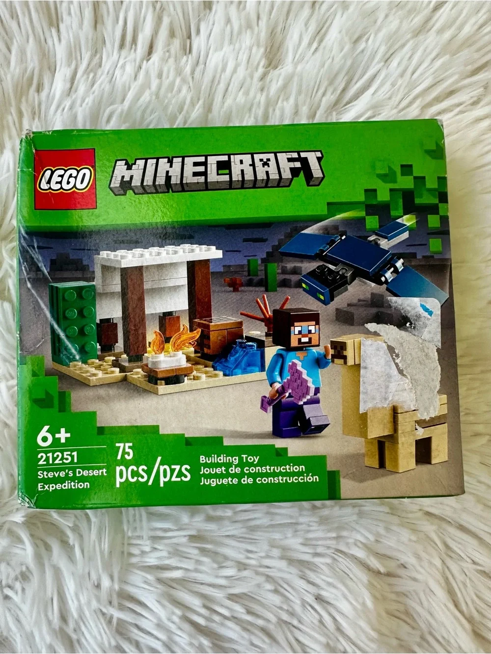 LEGO Minecraft 21251 Steve’s Desert Expedition Retired New Sealed Building Set 7