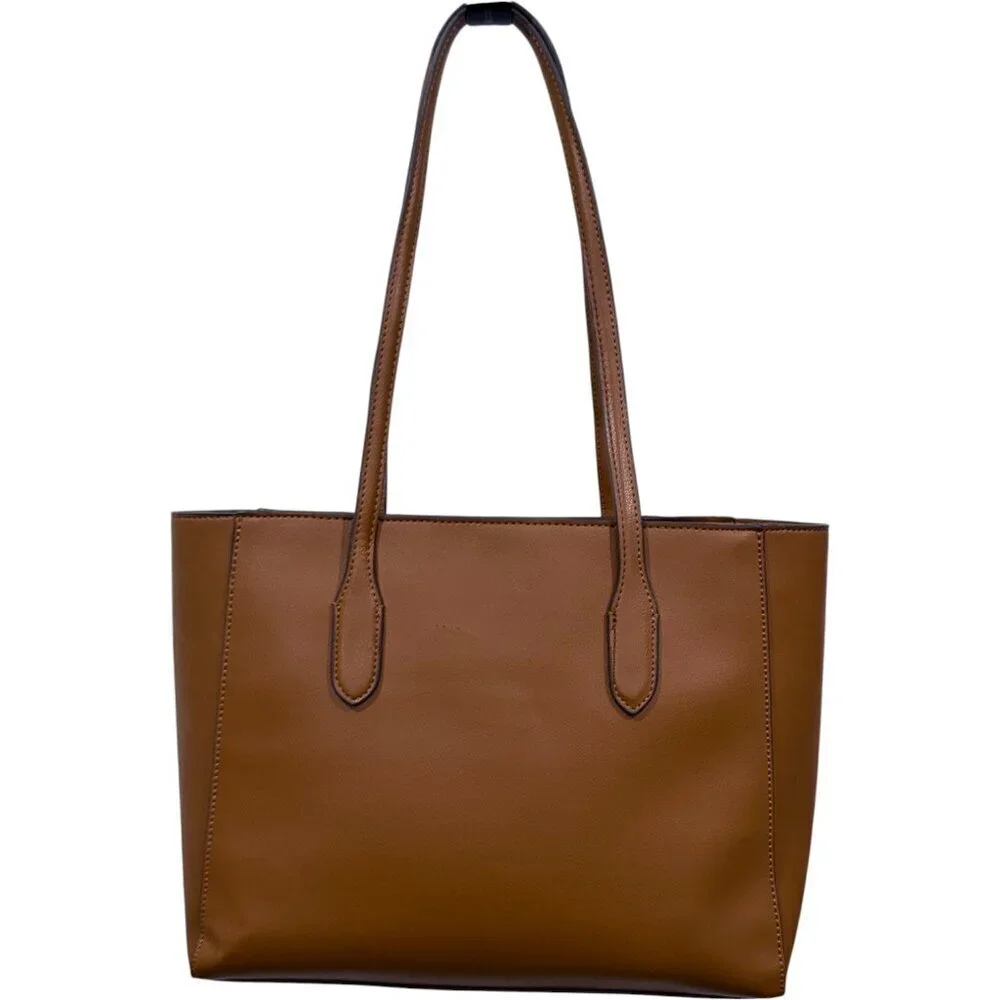 DKNY Lola Tote Bag Brown Double Handle