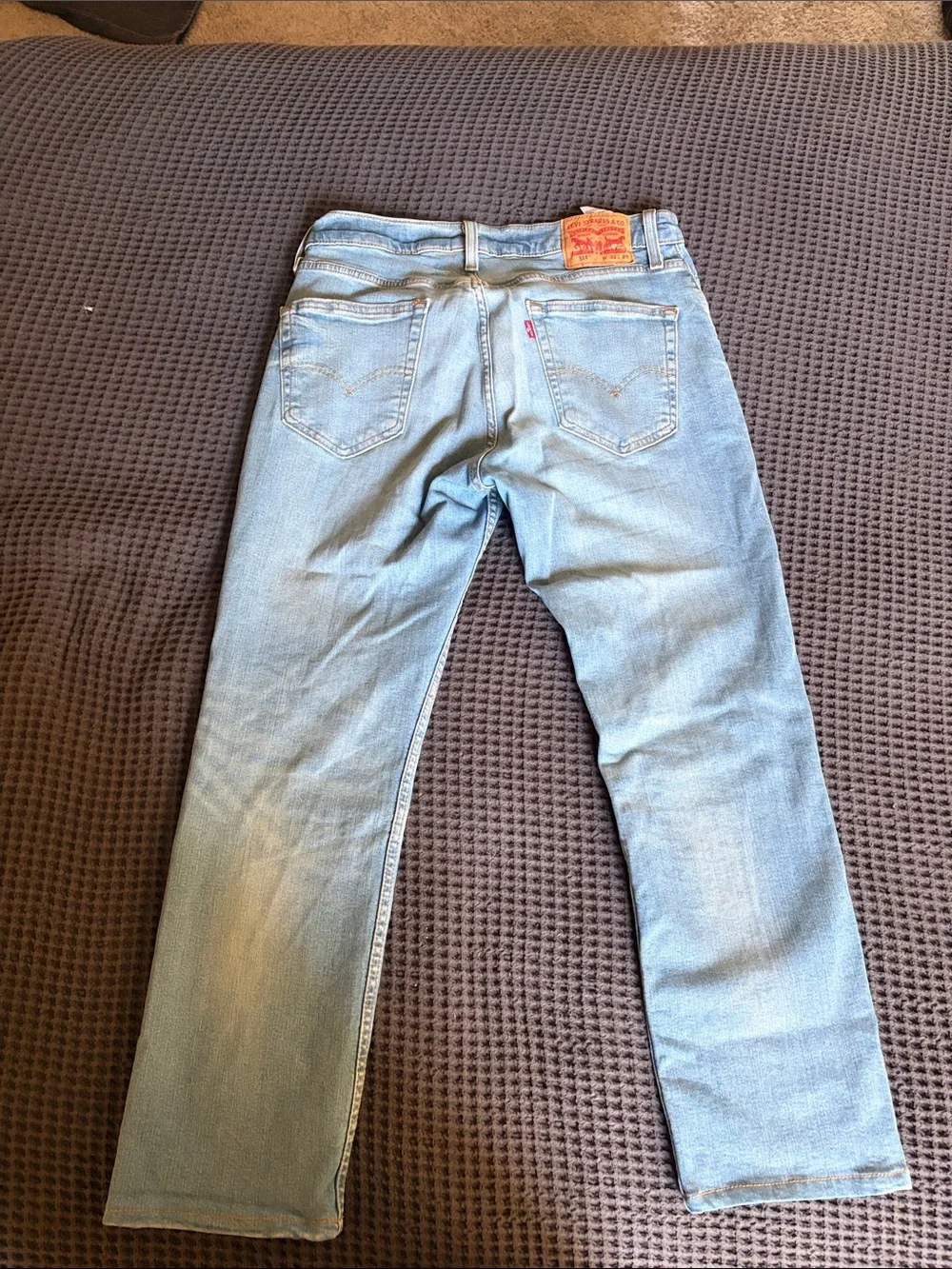 Levi's 514 32x29 Light Blue Straight Men's Jeans