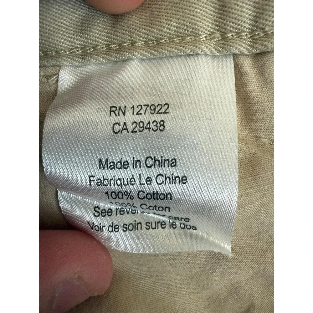 Mountain Khakis Broadway Fit Shorts Mens 31 Beige Chino 10 Inseam Cotton Casual