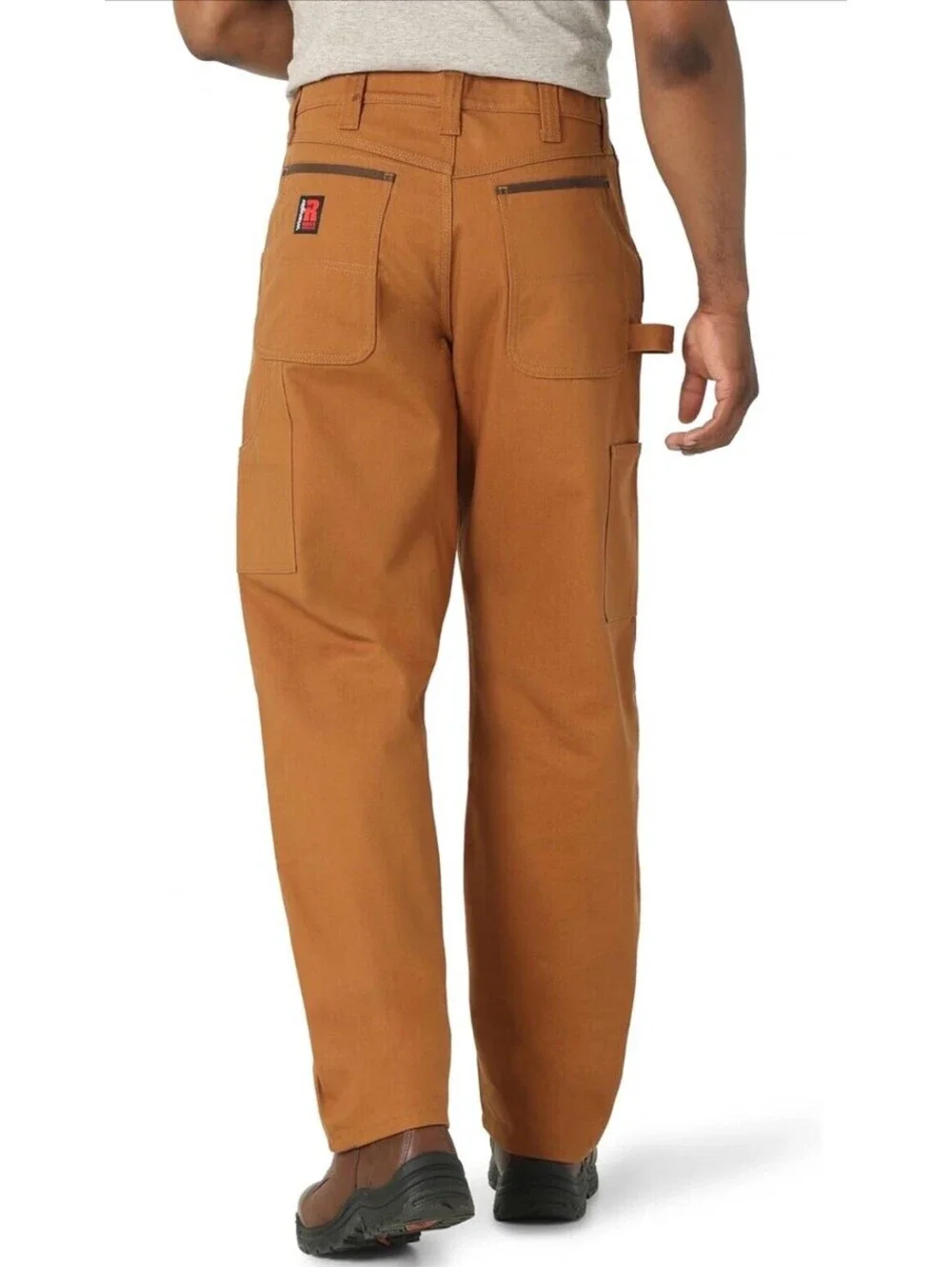 Wrangler Riggs Workwear Men's Relaxed Fit Utility Pant Size 46x34 Rubber (Rust)