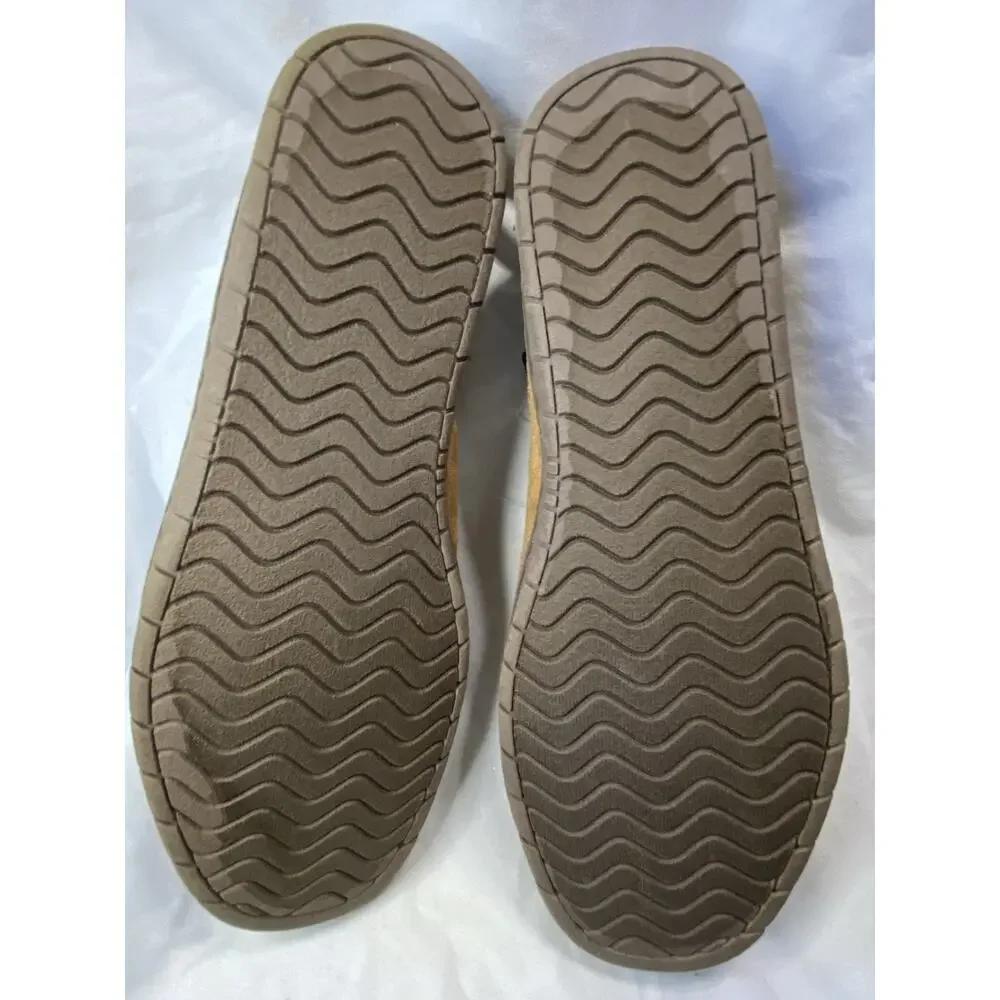 Forever Collectibles NY Jets Moccasin Slippers Men’s S 6-7 NWT Sherpa NFL