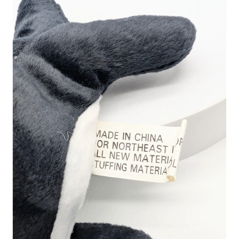 Northeast Imports Plush Orca Killer Whale Bean Bag Stuffed Animal Toy 8