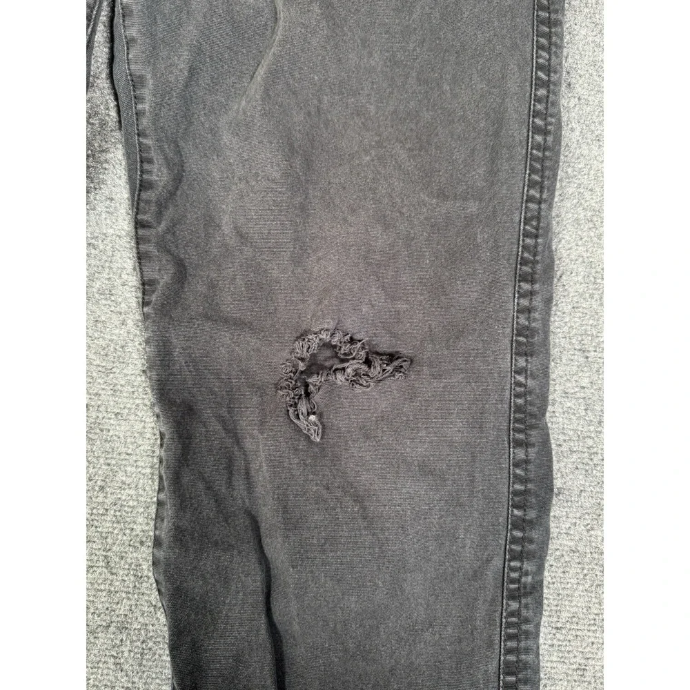Legendary‎ Outfitters Canvas Pants Mens 38x32 Black Outdoor Hiking Work Stretch
