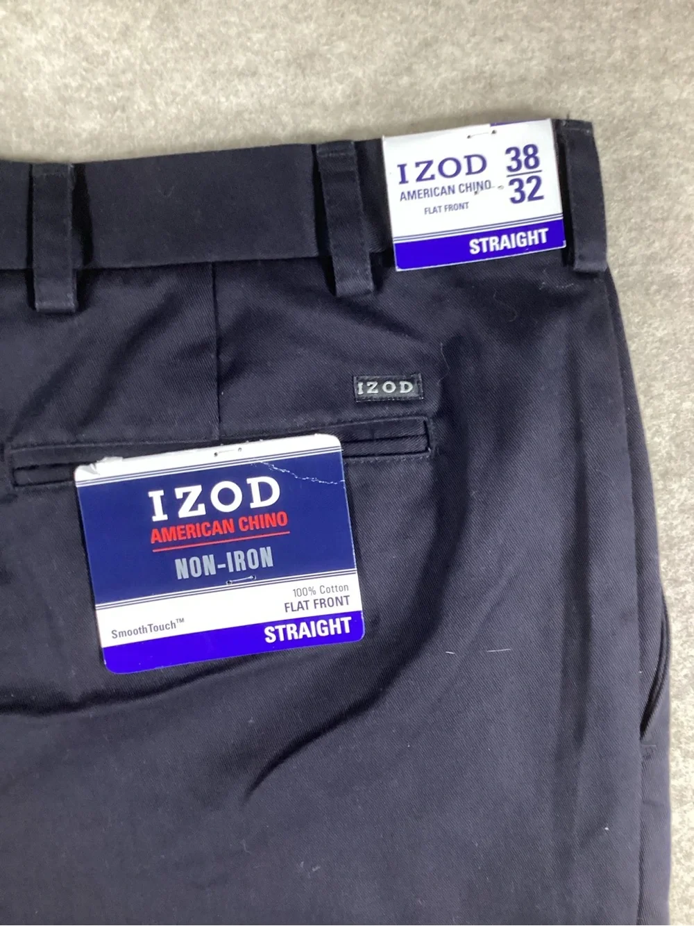 Izod Men's Black Chinos