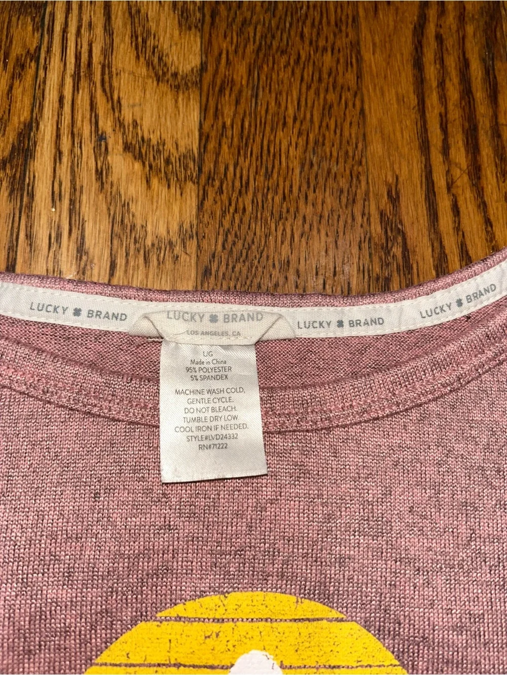 Lucky Brand fabric this top