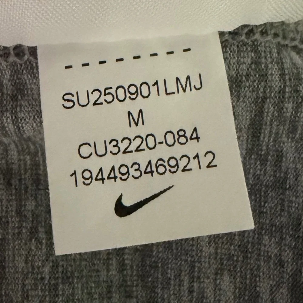 Nike Running Pacer Dri-FIT Women Grey Heather Quarter Zip Pullover CU3220-084 M