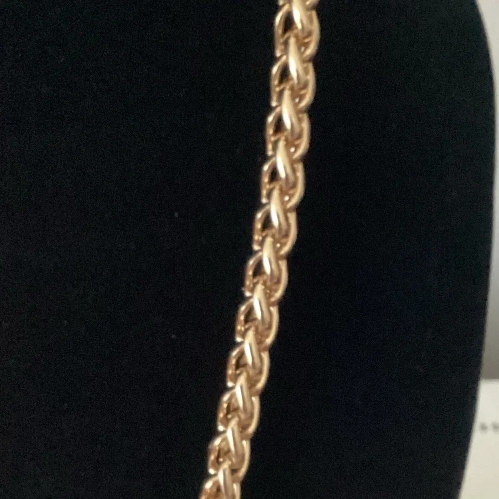 Plated Faux Gold Necklace plated faux