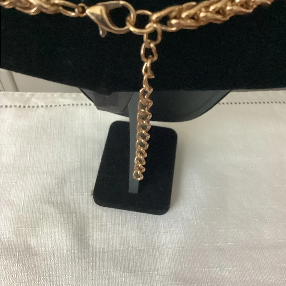 Plated Faux Gold Necklace plated faux