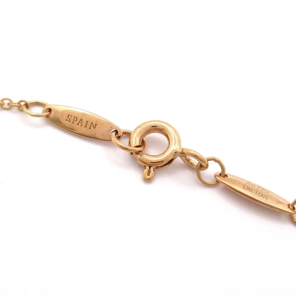 Tiffany & Co. By The Yard Bracelet 18K Rose Gold Diamond