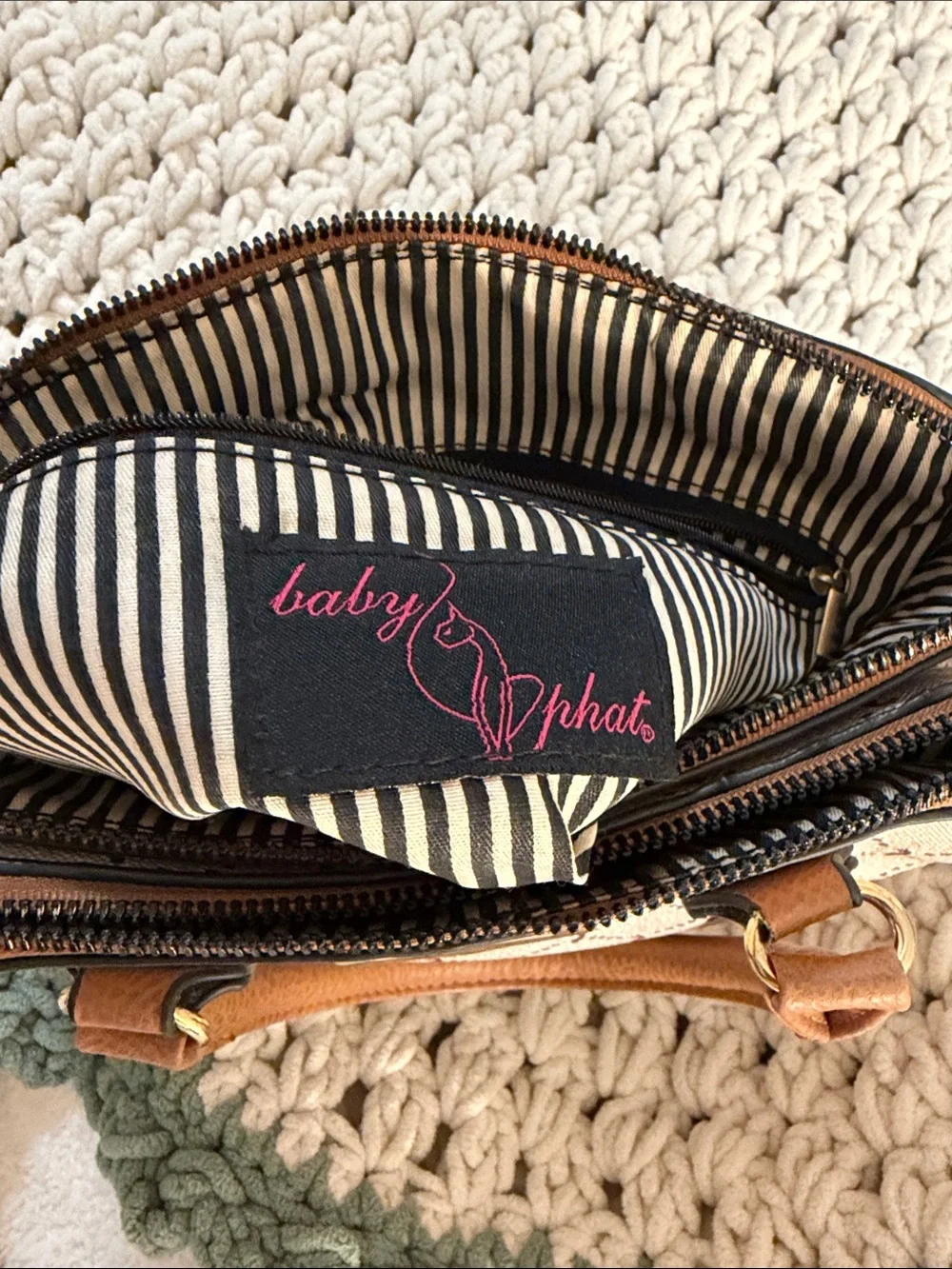 Baby Phat compact satchel
