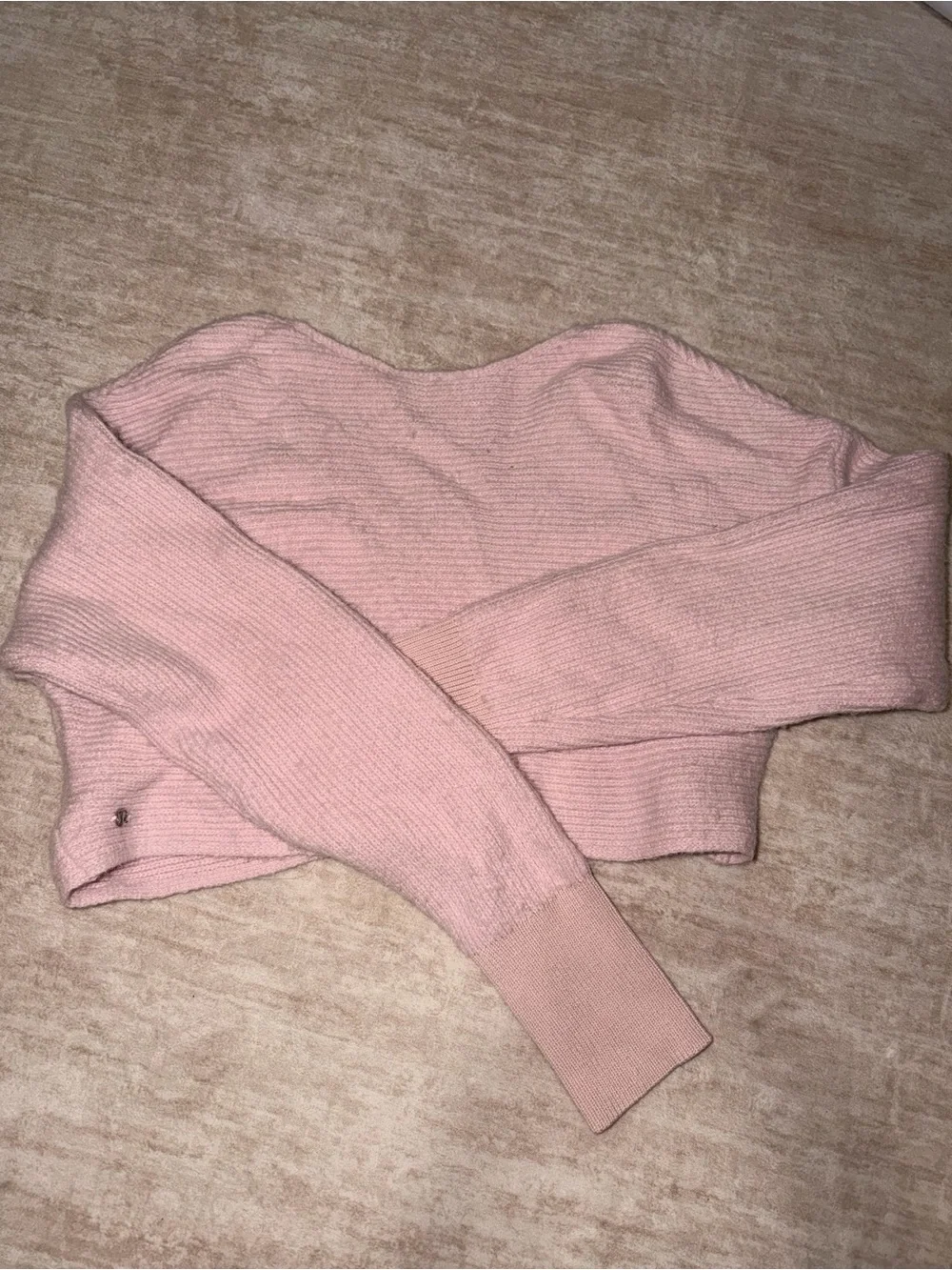 lululemon reversible criss cross crop sweater
