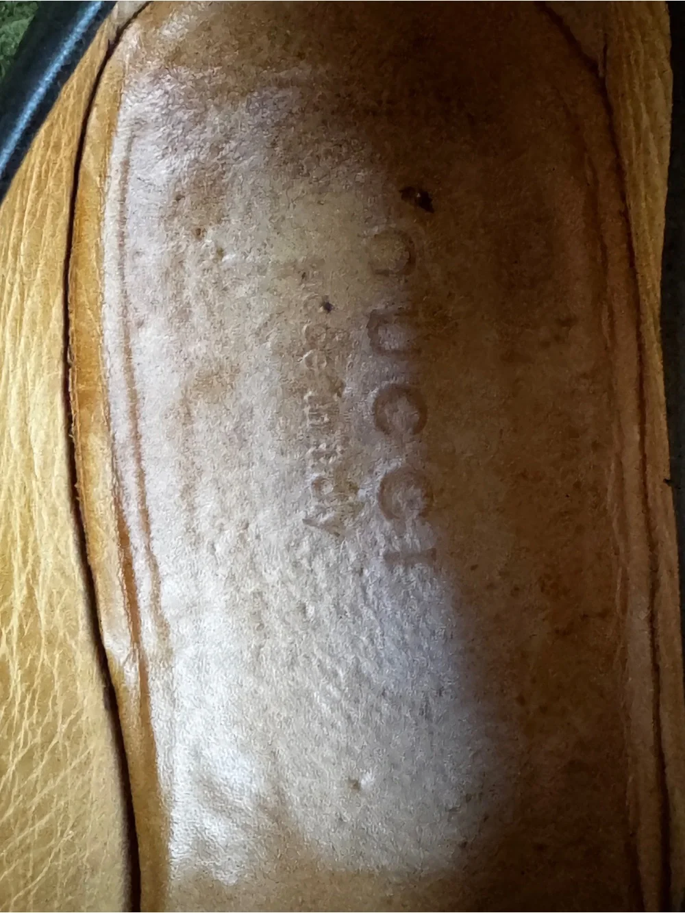 Gucci vintage leather