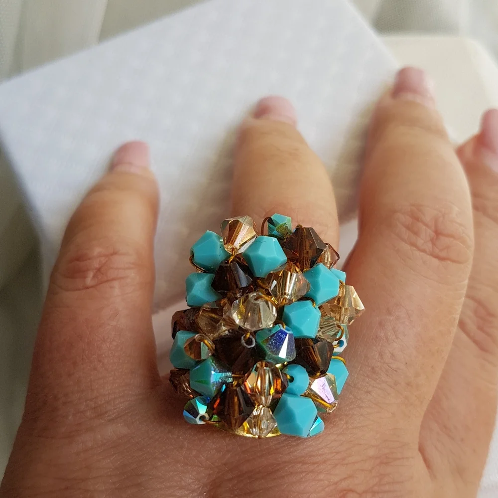 Swarovski statement ring