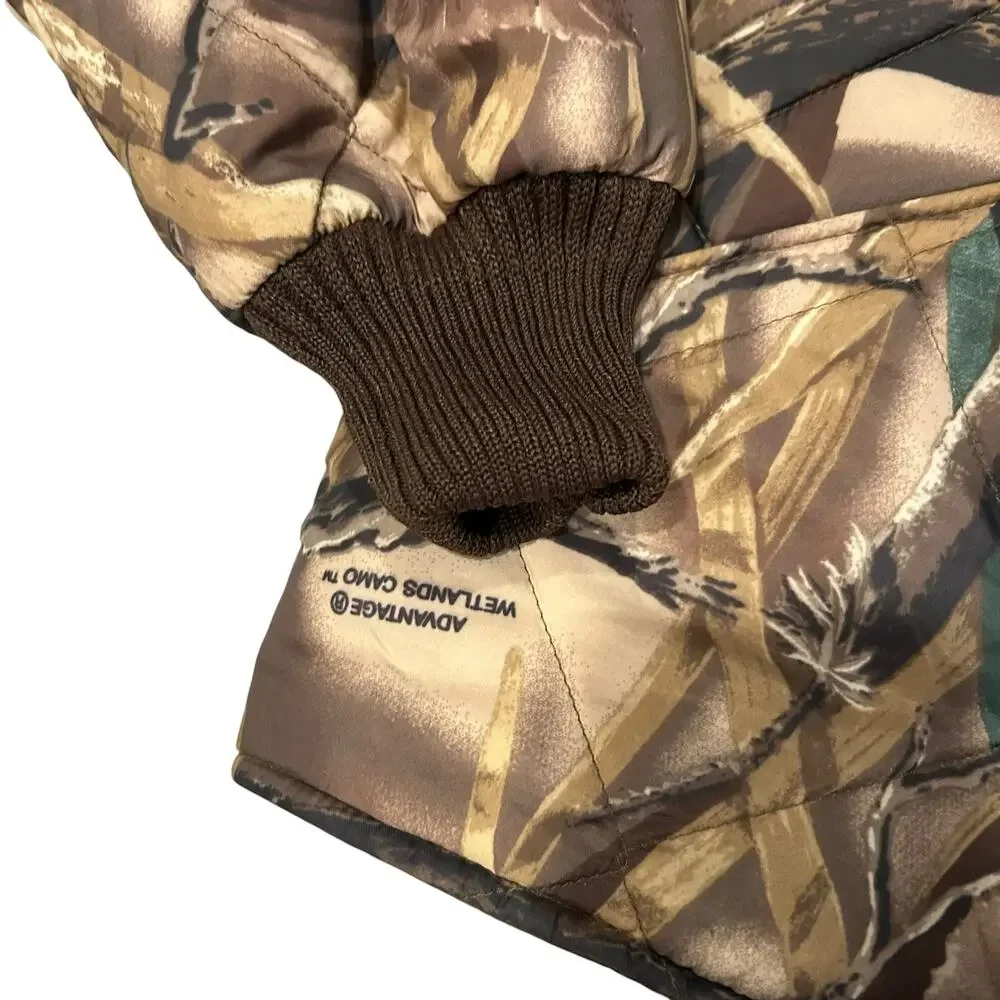 Reversible Camo Hunting Jacket Advantage Wetlands Camo Olive Mens XL
