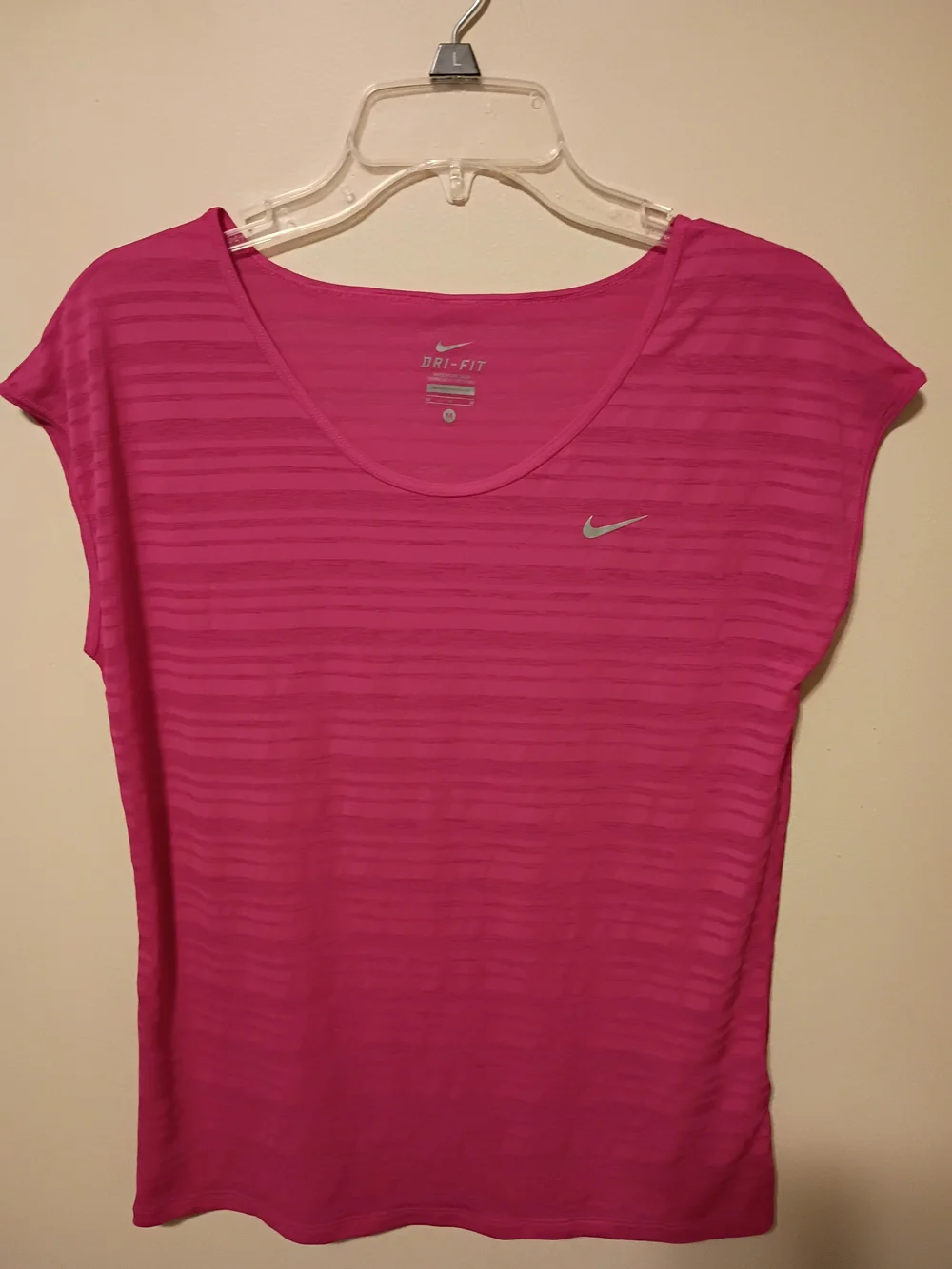 Nike Dri-FIT Women's Pink Short Sleeve Performance Top