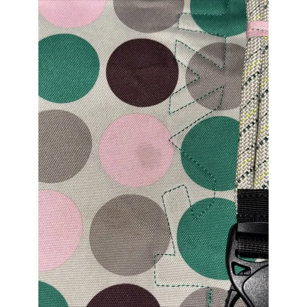 KAVU Rope Bag Sling Backpack Polka Dot Green Pink Grey Crossbody