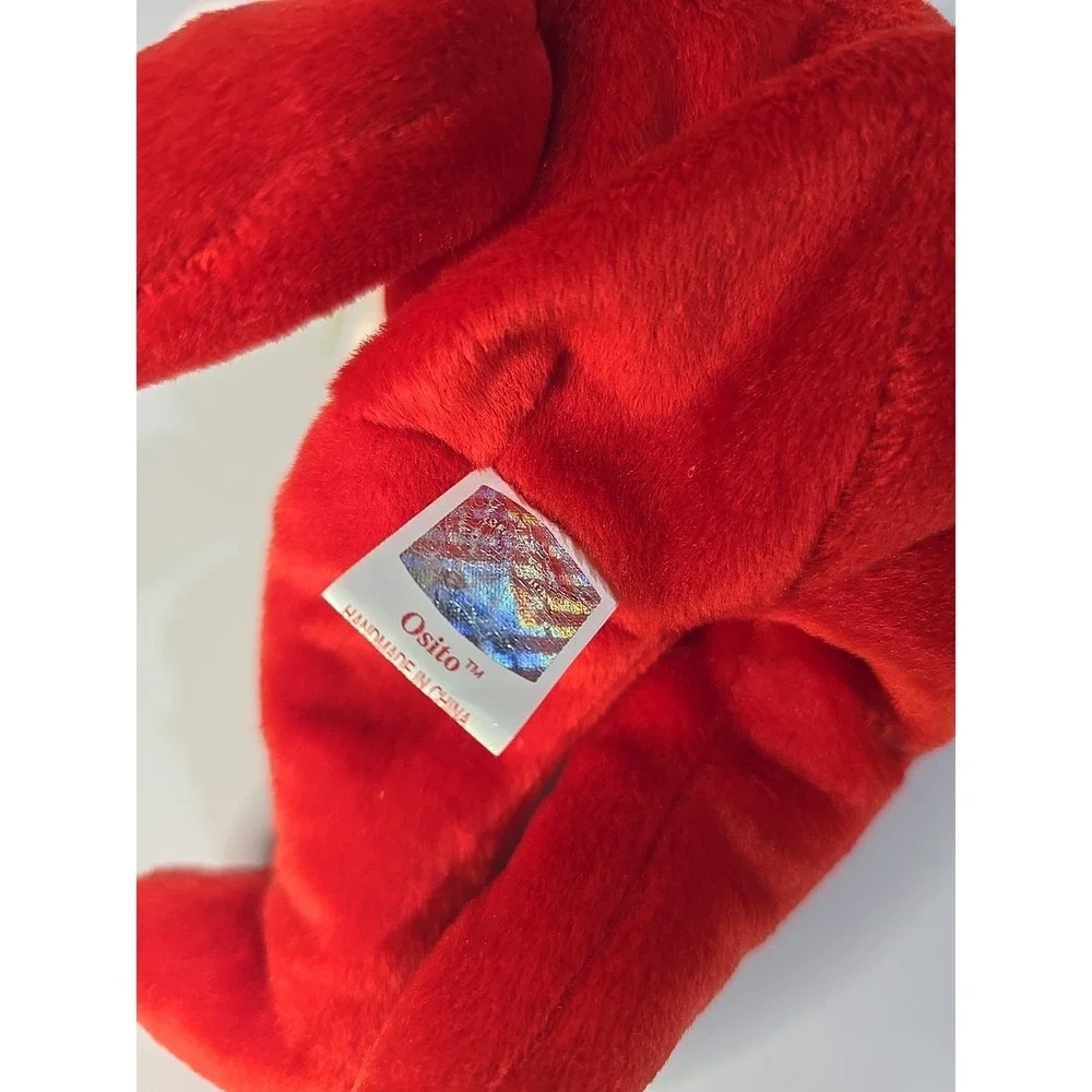 RARE Osito Retired Ty Beanie Baby Bear Mexican Flag Tag WITH ERRORS Plush #1