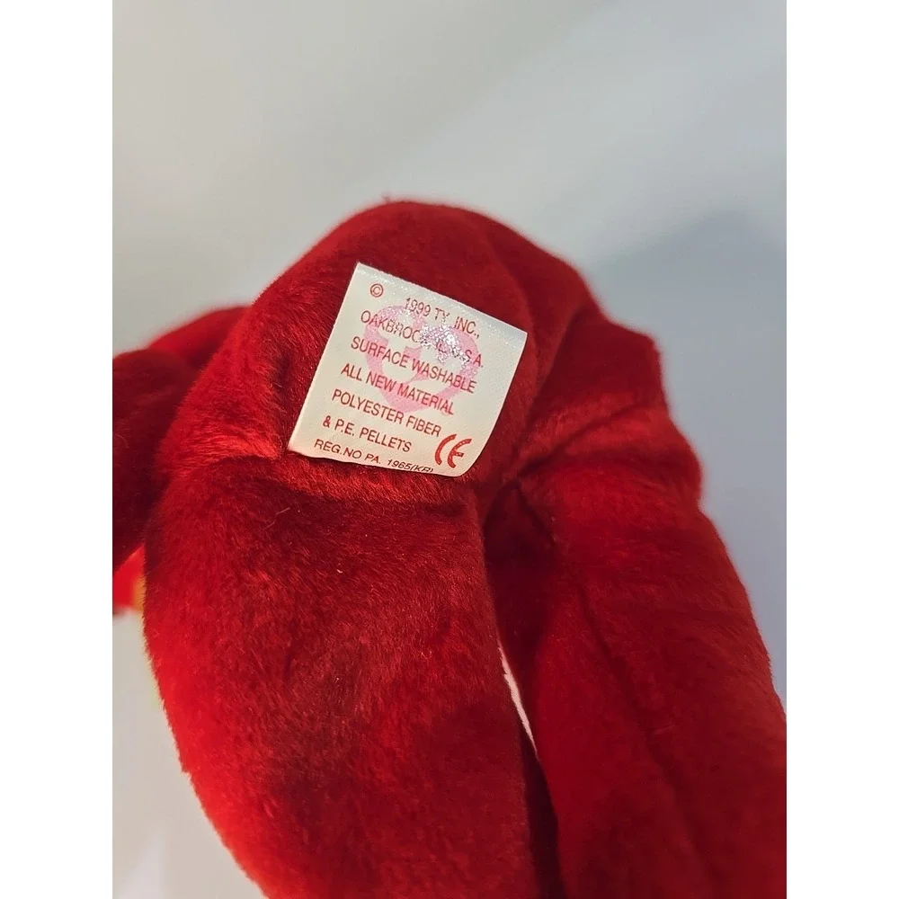 RARE Osito Retired Ty Beanie Baby Bear Mexican Flag Tag WITH ERRORS Plush #1
