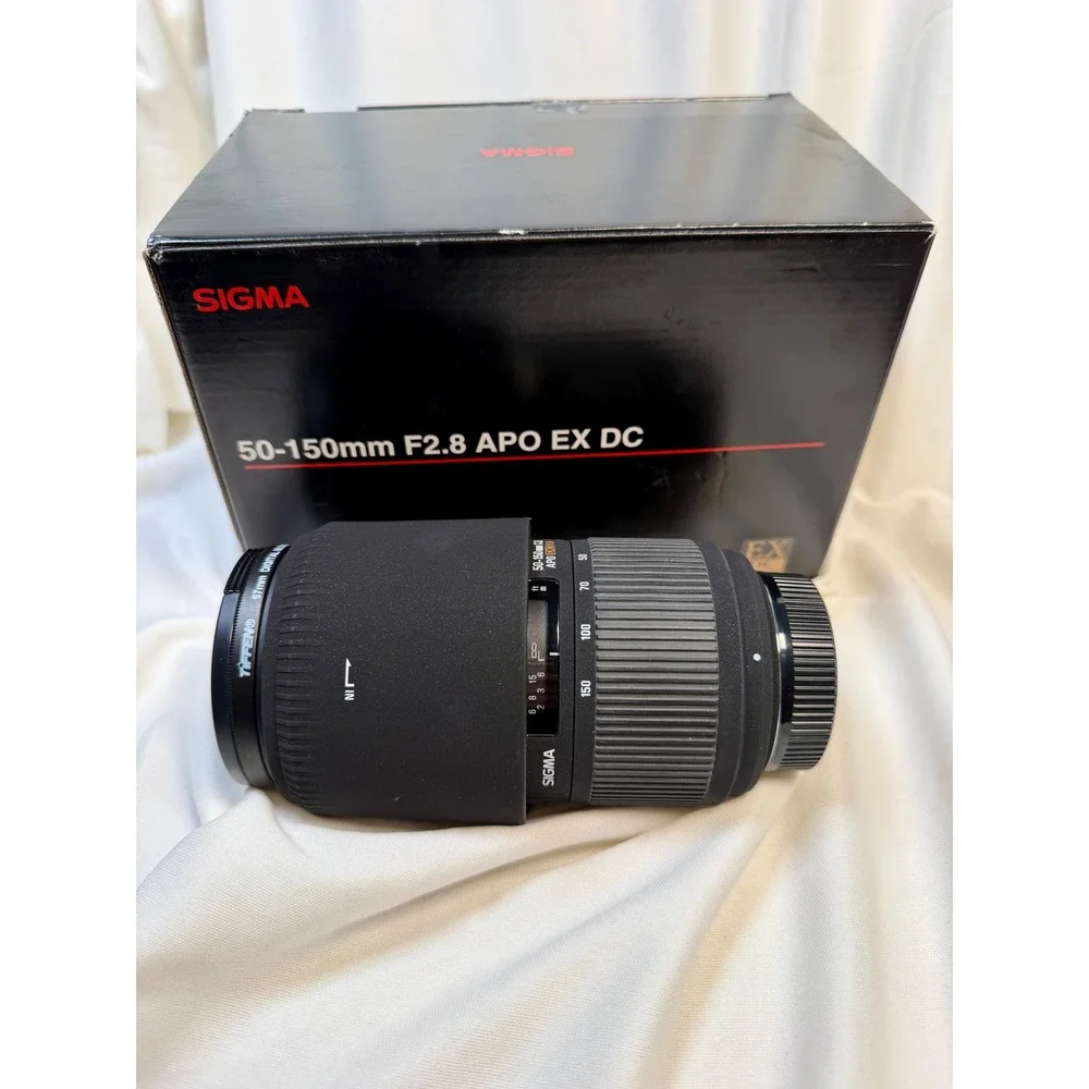 Sigma 50-150mm f2.8 APO EX DC HSM Lens for Nikon F Mount DX with Box and Case