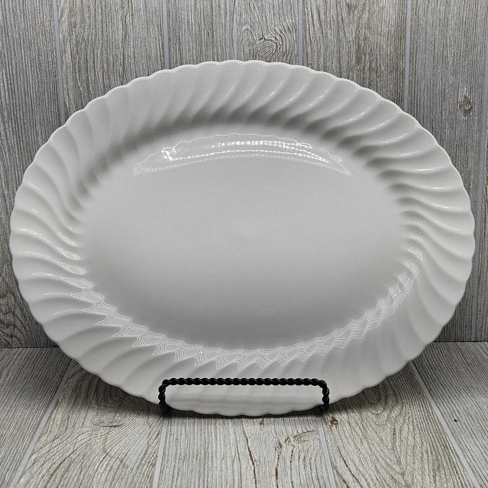 Johnson Brothers Regency White Swirl Ironstone 15