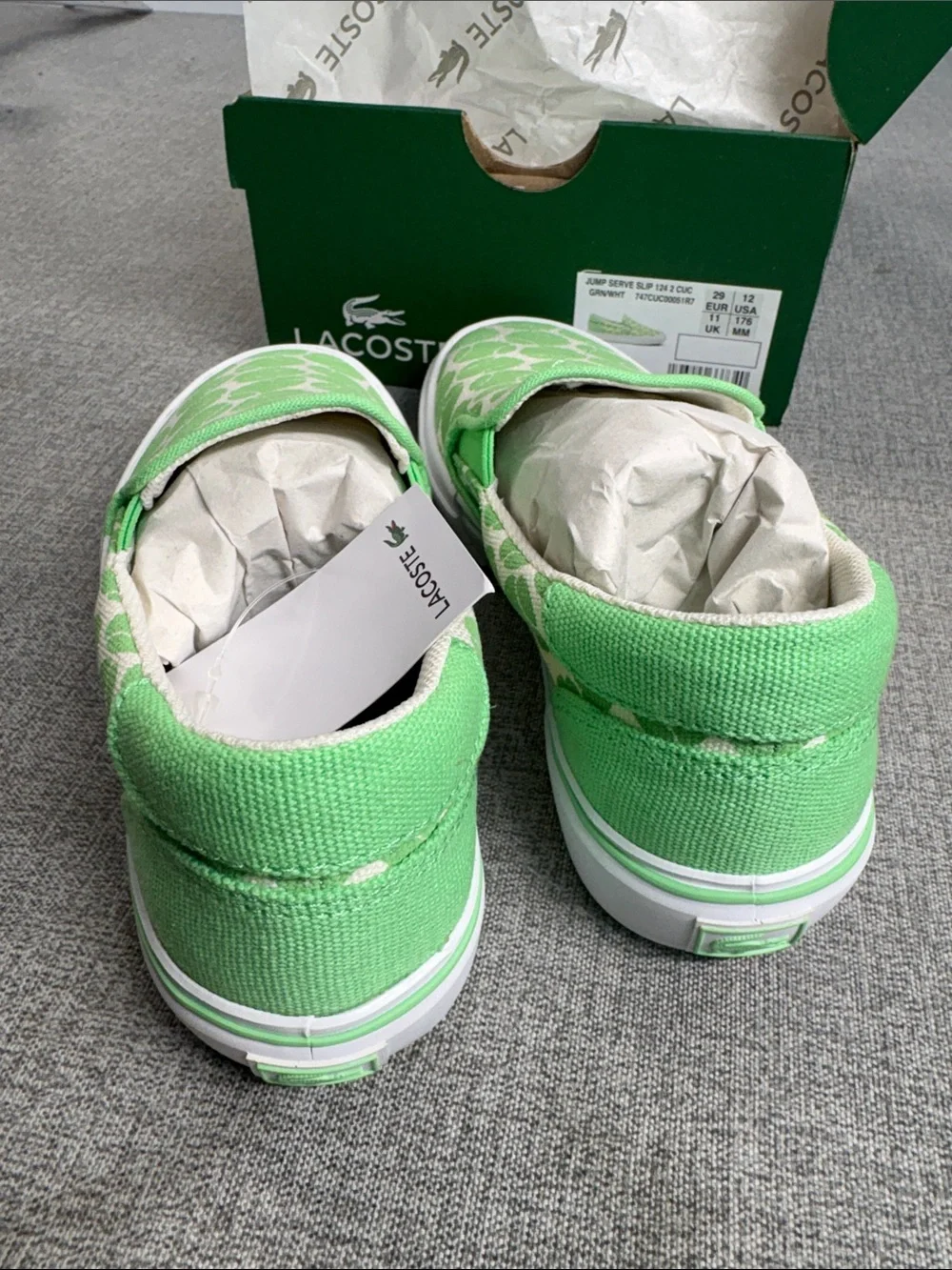 Lacoste slip canvas