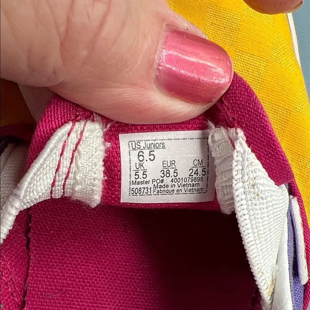 Vans colorful slip