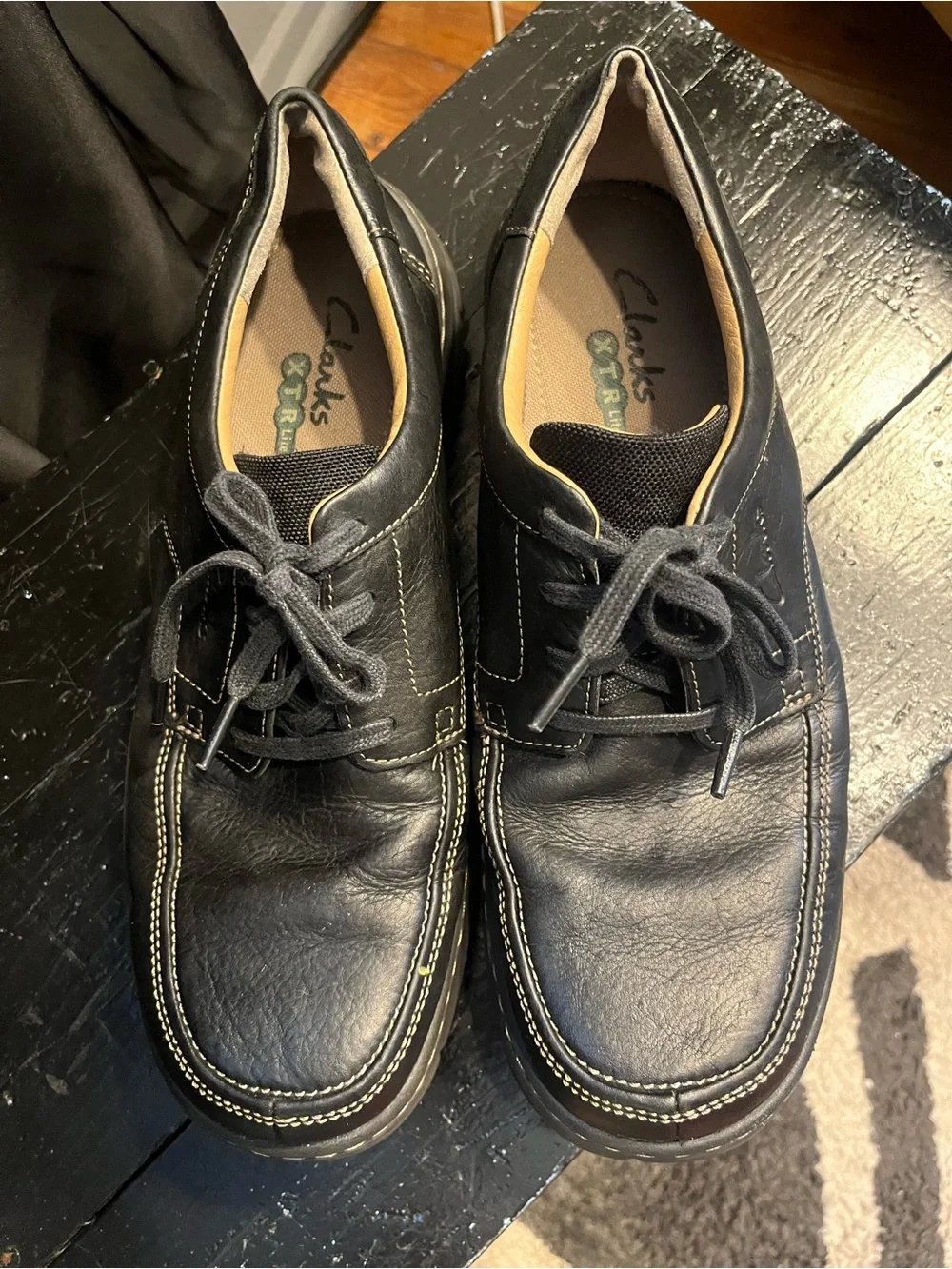 Clarks classic black