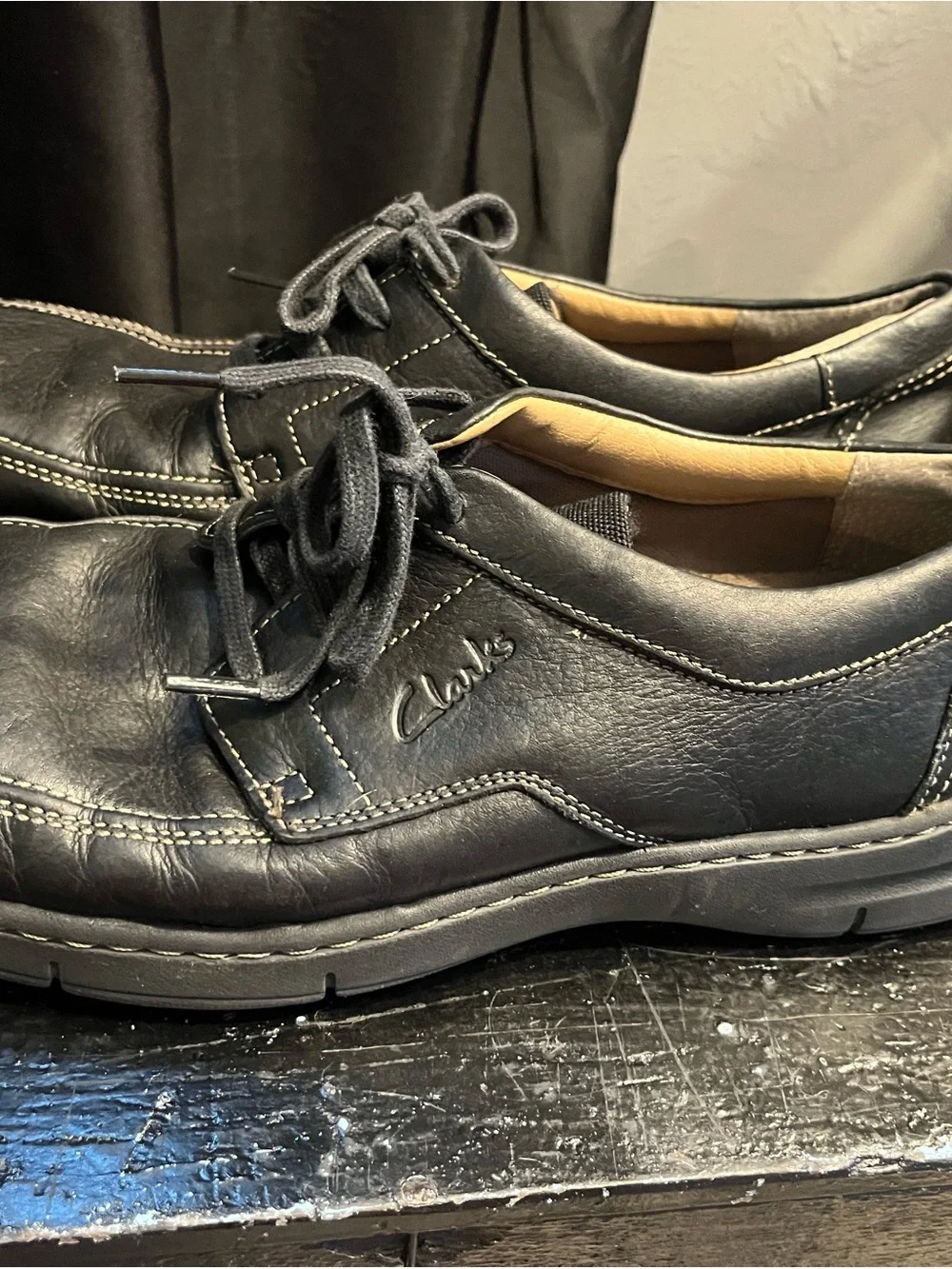 Clarks classic black