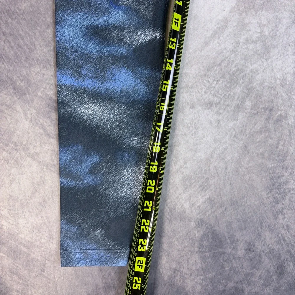 Nike One Dri-FIT Leggings Womens XS Blue NEW High Rise 7/8 Training Tights.
