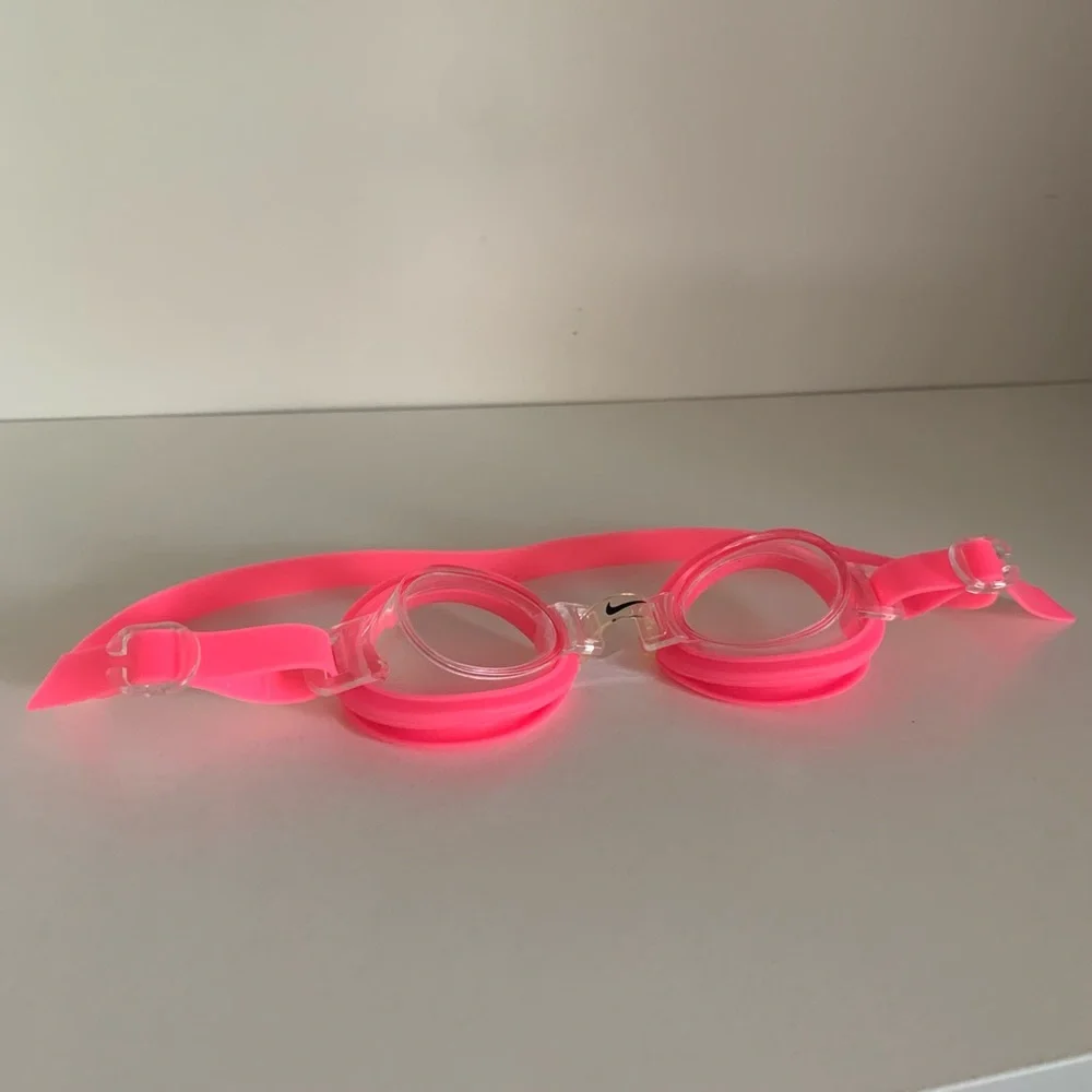 Hold Y2k Nike  neon pink clear goggles