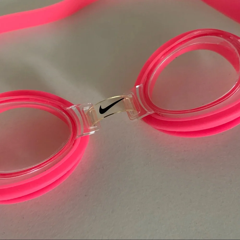 Hold Y2k Nike  neon pink clear goggles