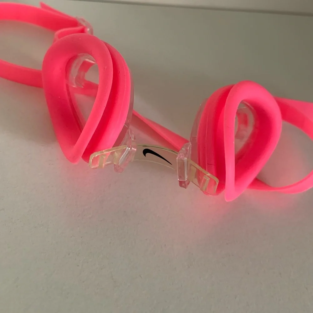 Hold Y2k Nike  neon pink clear goggles
