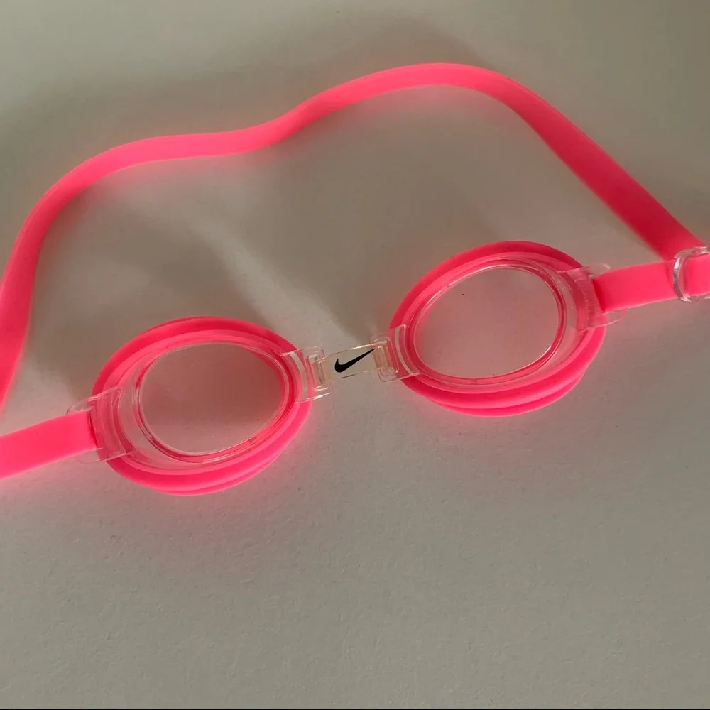 Hold Y2k Nike  neon pink clear goggles