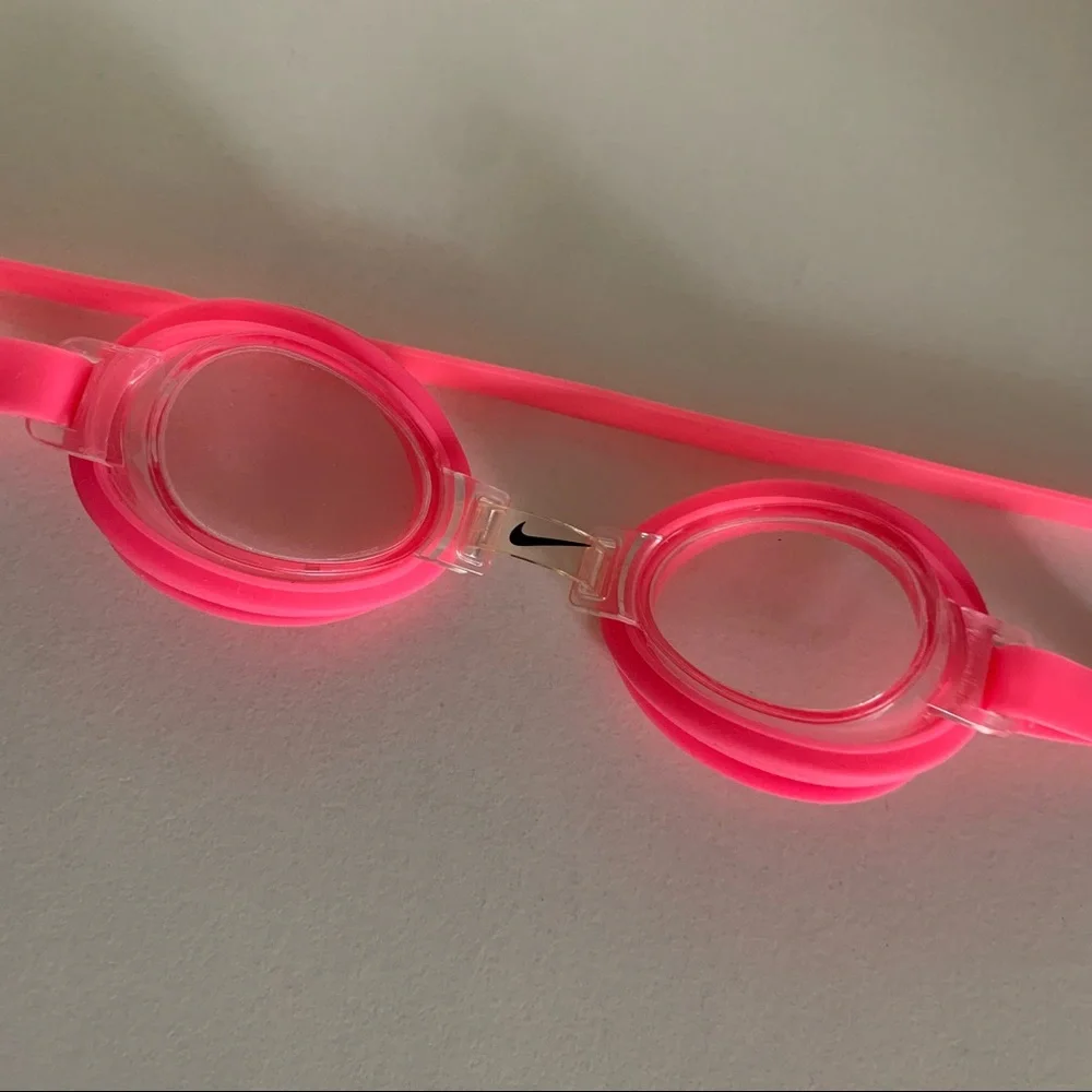 Hold Y2k Nike  neon pink clear goggles